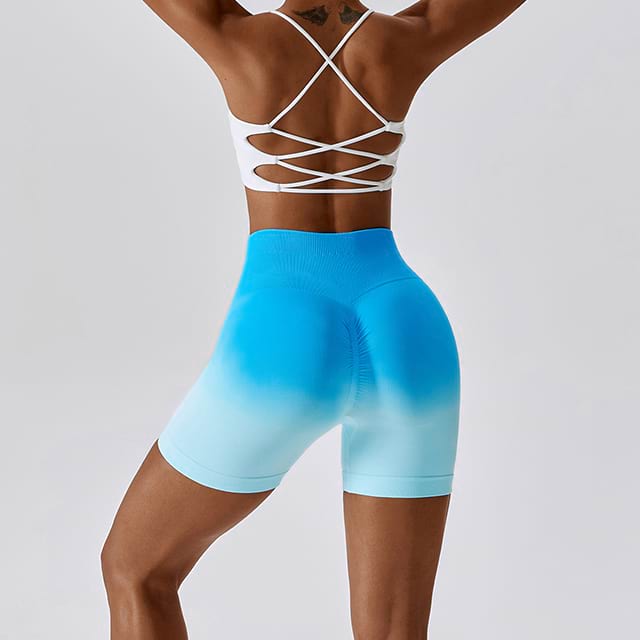 Nahtlose Yoga-Fitness-Shorts