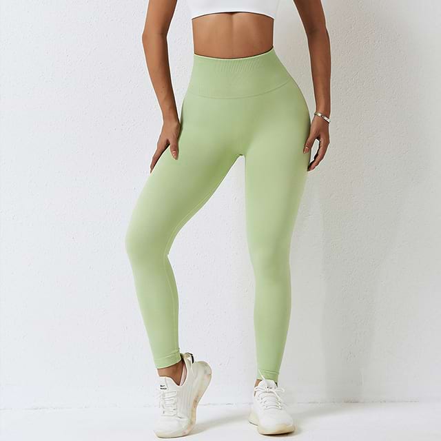 Nahtlose Yogahose mit hoher Taille