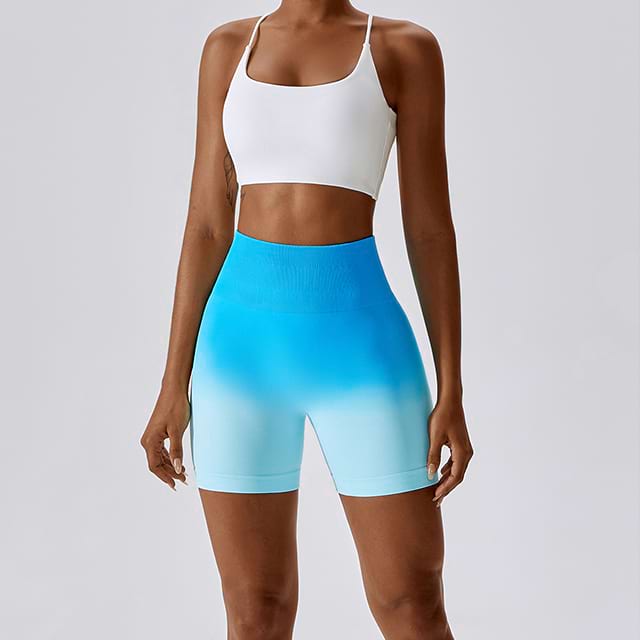 Nahtlose Yoga-Fitness-Shorts