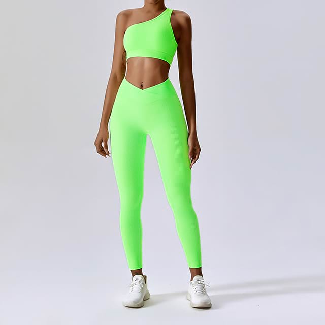 Neon Flex Nahtloses Yoga-Set