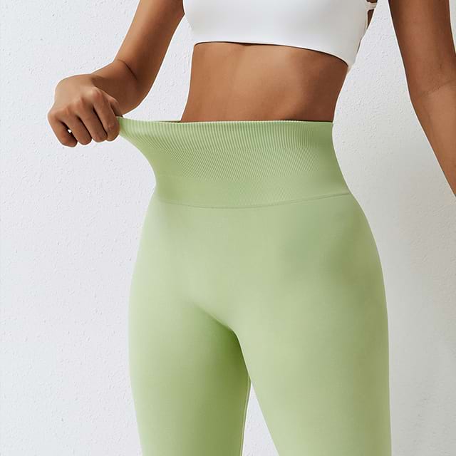 Nahtlose Yogahose mit hoher Taille