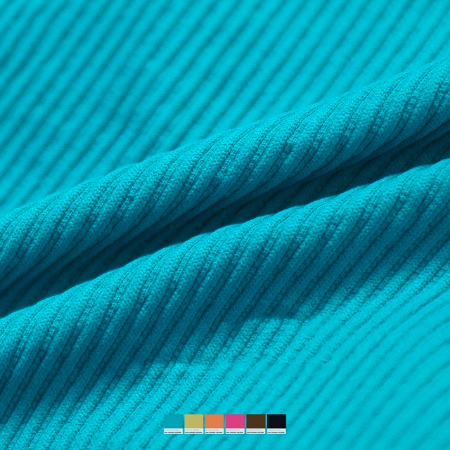 Nahtlose, gerippte Fahrradshorts mit elastischem Bund