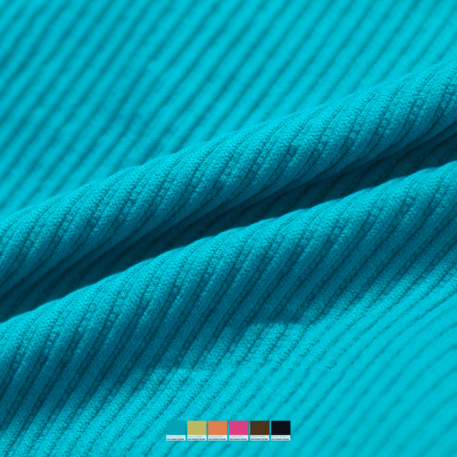 Nahtlose, gerippte Fahrradshorts mit elastischem Bund