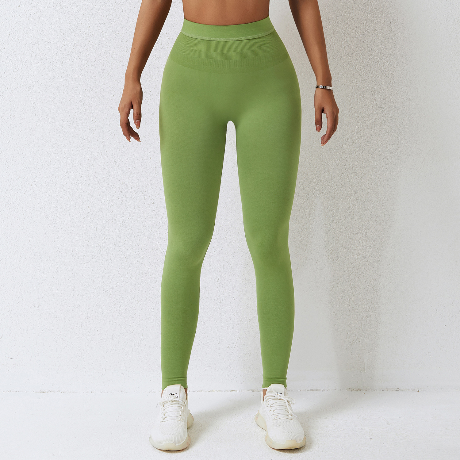 Nahtlose Gym-Leggings mit hoher Taille