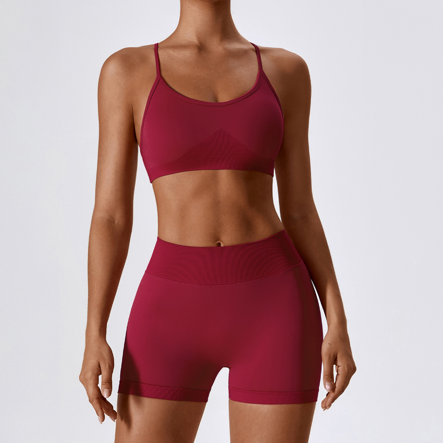 Nahtlose Workout-Outfit-Sets für Frauen
